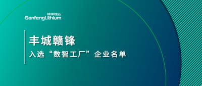 丰城赣锋入选江西省2025年首批“数智工厂”示范企业